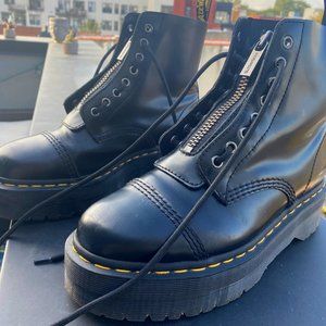 Dr. Martens Patent Sinclair Platform Boots